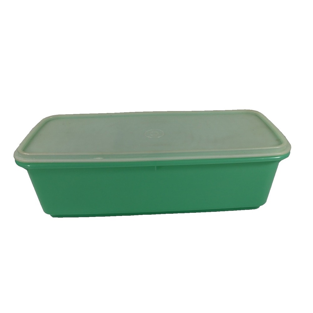 Vintage Tupperware 782 Celery Keeper Vegetable Crisper 3 Pc. Set Jadeite Green